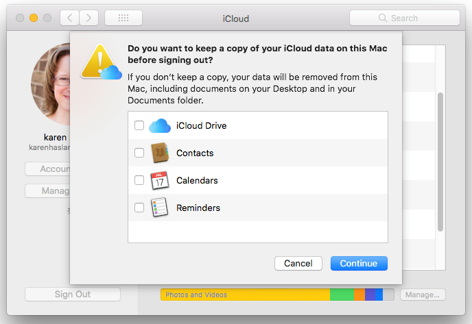Disable iCloud